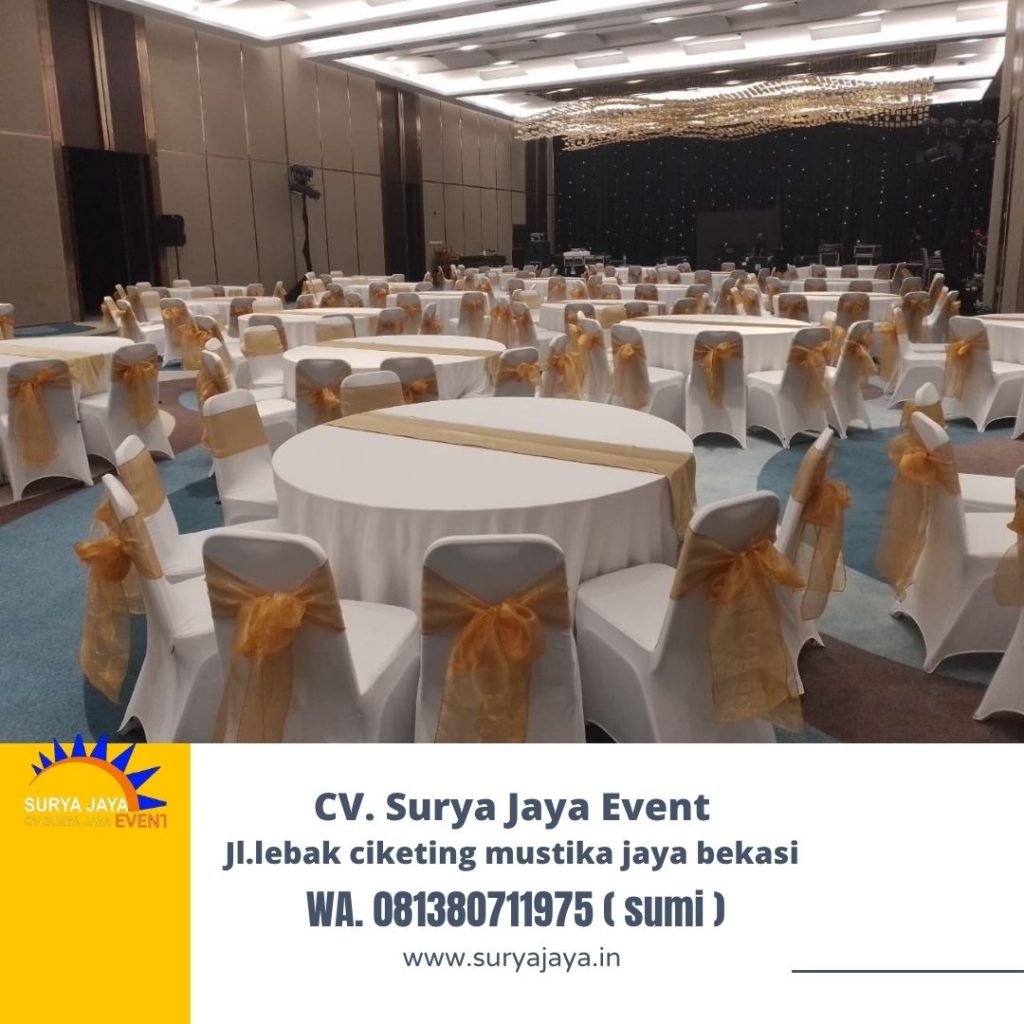 Rental Meja Bulat Dan Kursi Futura Event Menara 46 BNI Pejompongan