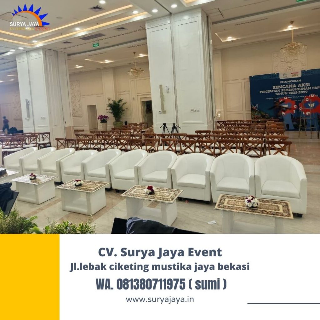 Vendor Sewa Sofa Oval Dan Kursi Crossback Area Terdekat Jakarta