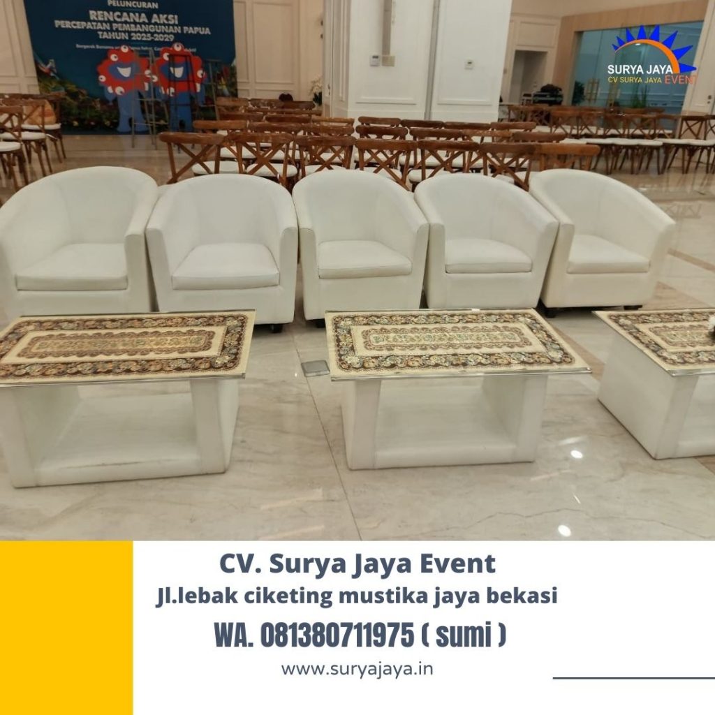 Vendor Sewa Sofa Oval Dan Kursi Crossback Area Terdekat Jakarta