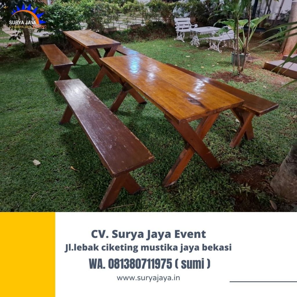 Vendor Sewa Meja Taman Bekasi Jakarta Jaminan Kualitas