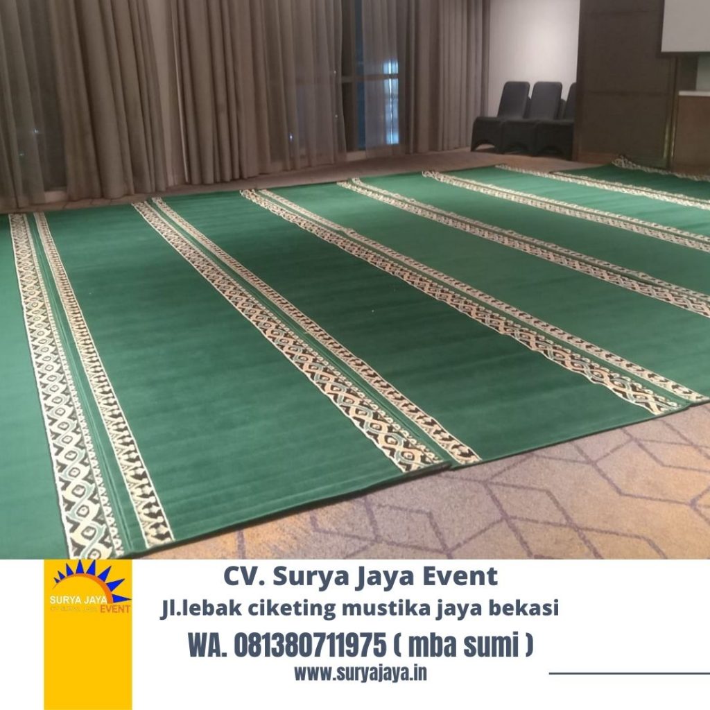 Sewa Karpet Sajadah Hijau Mushola Dan Masjid Di Bekasi