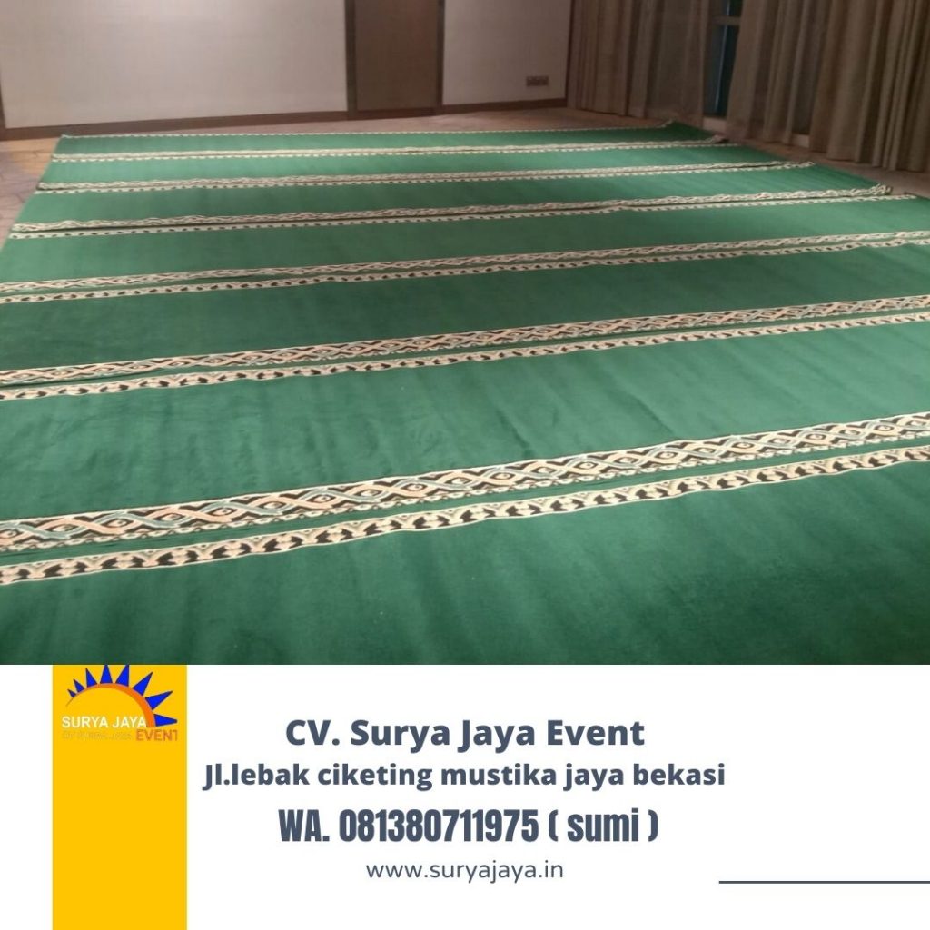Sewa Karpet Sajadah Hijau Mushola Dan Masjid Di Bekasi