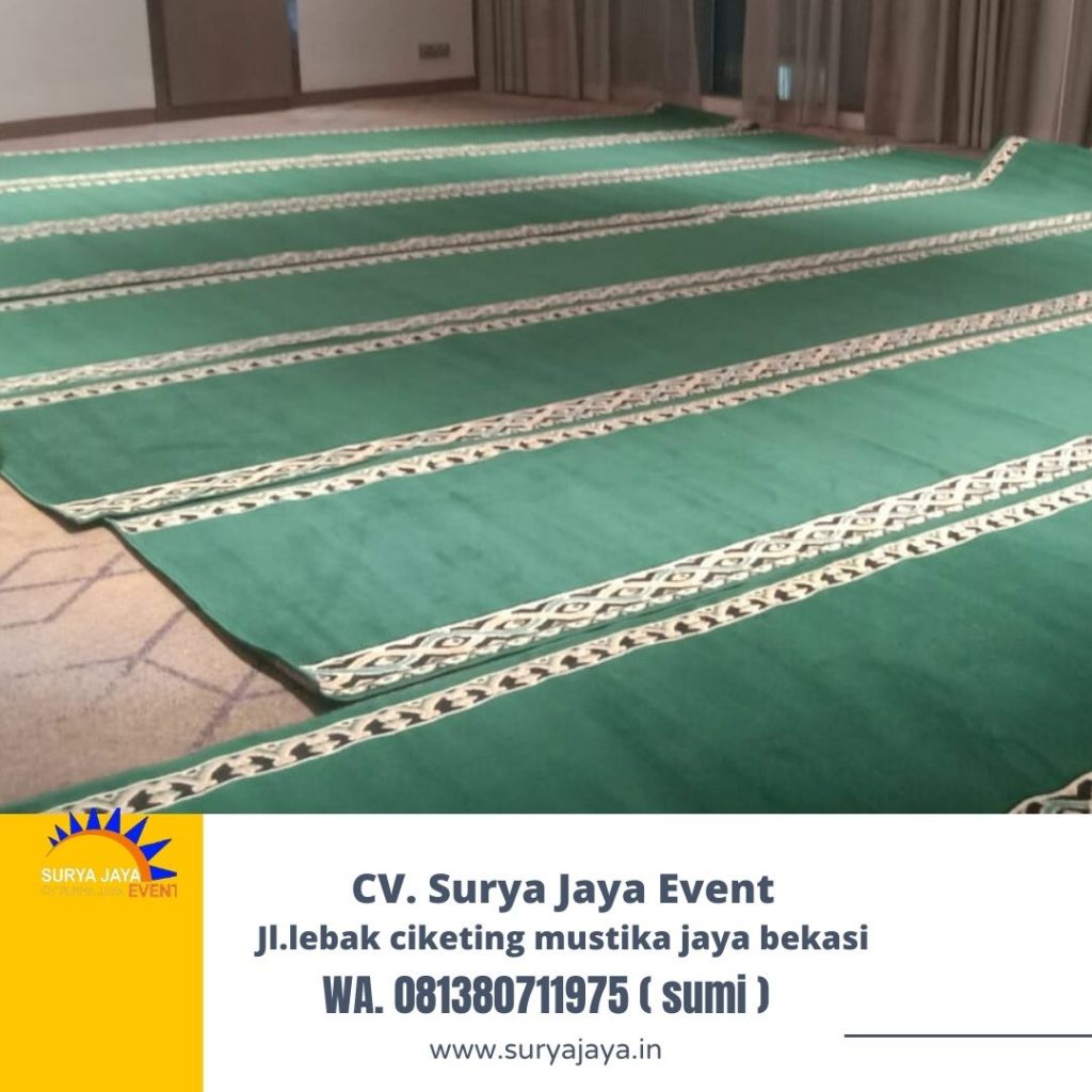 Sewa Karpet Sajadah Hijau Mushola Dan Masjid Di Bekasi