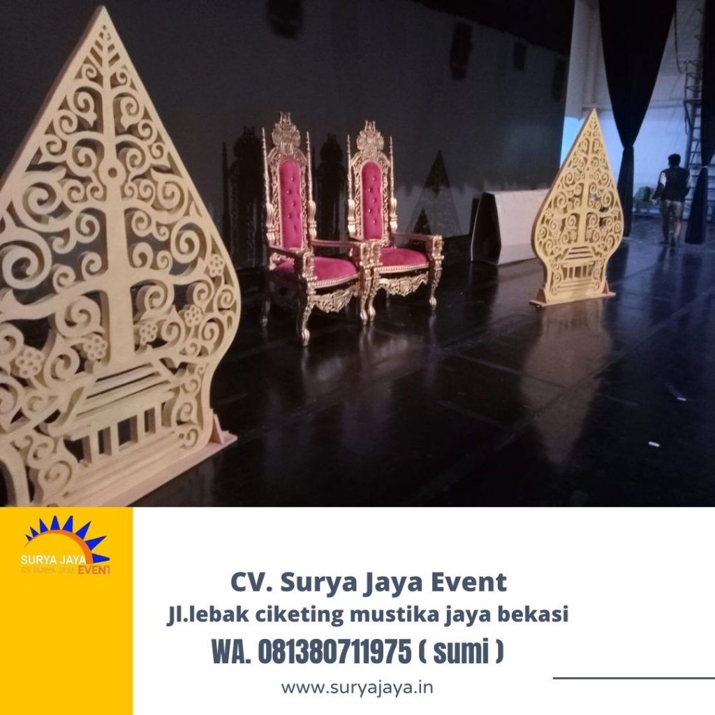 Sewa Kursi Singgasana Merah Event TMII Jakarta Timur