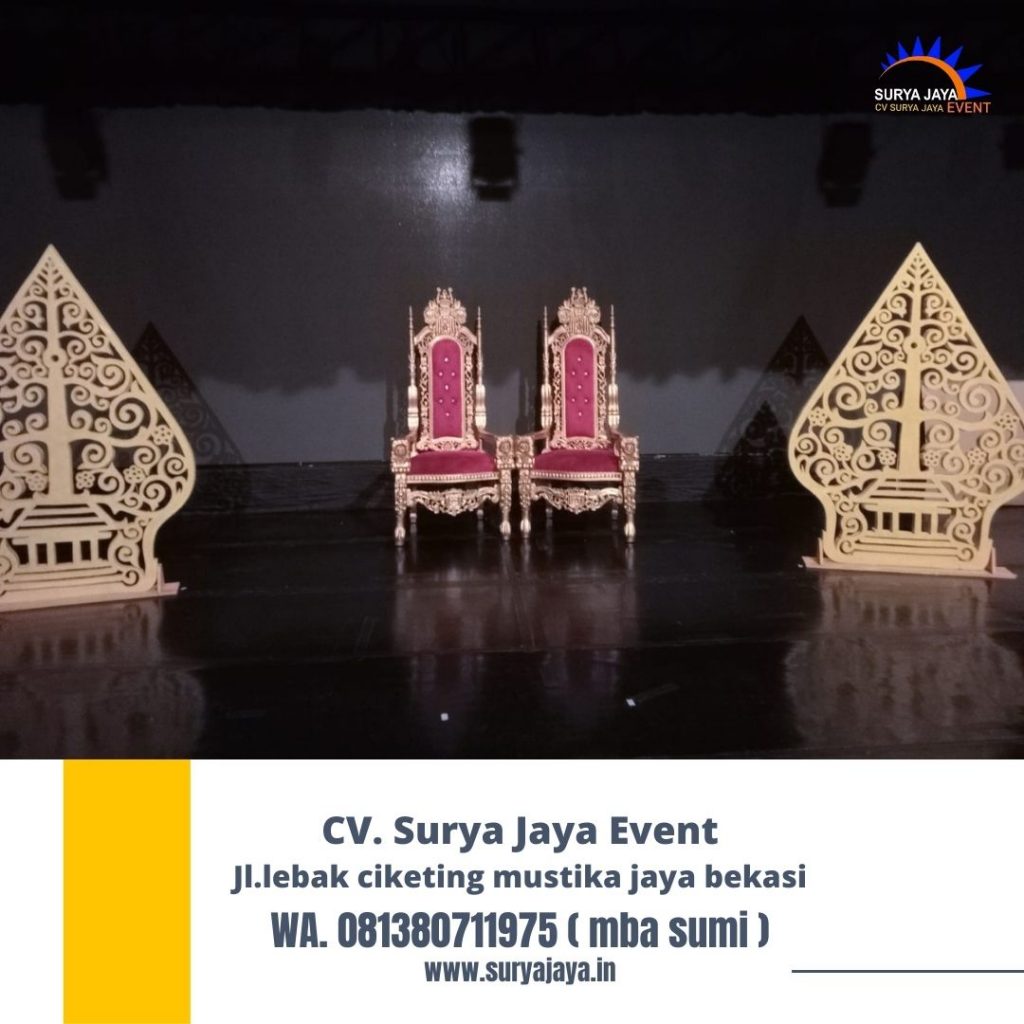 Sewa Kursi Singgasana Merah Event TMII Jakarta Timur