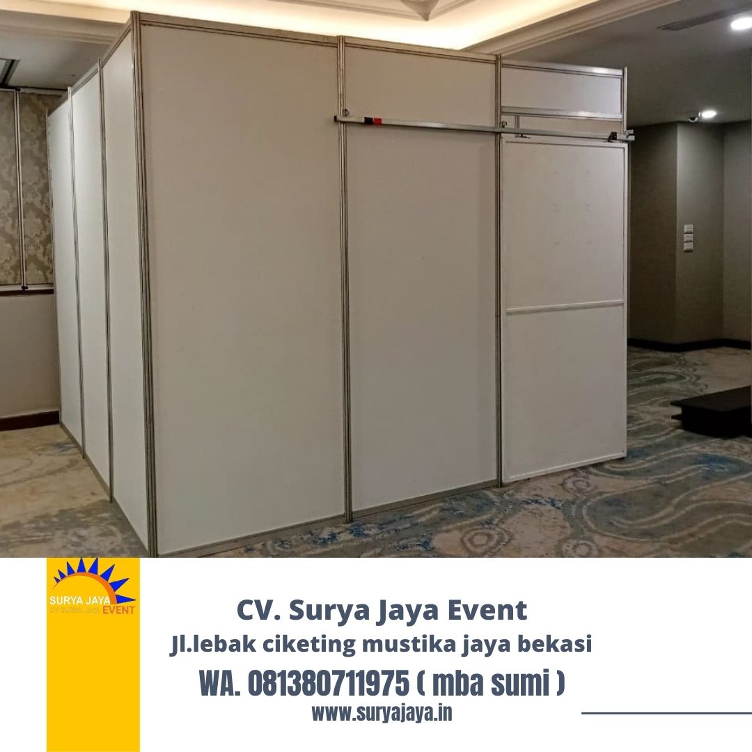 Sewa Partisi R8 Ruang Pintu Sleding Event HK Tower Jaktim