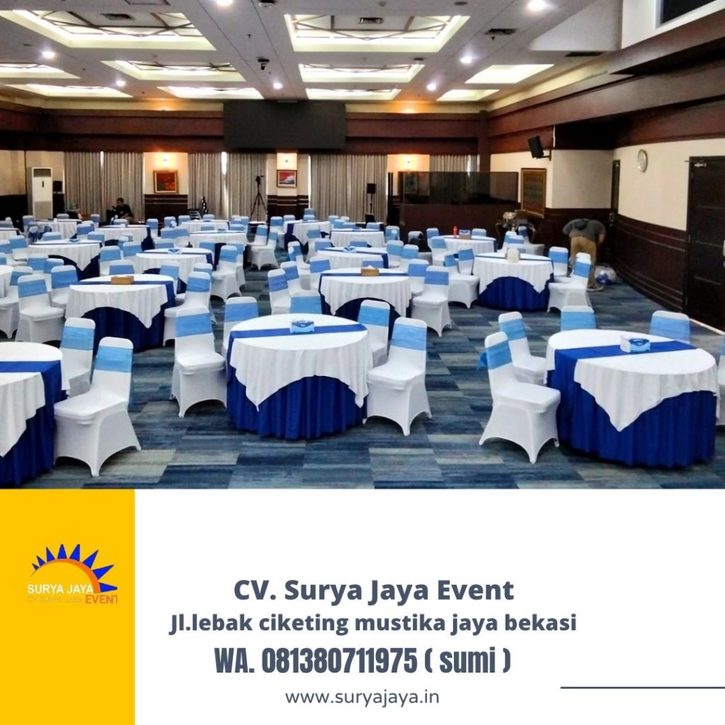 Rental Meja Bundar Dan Kursi Susun Area Jakarta