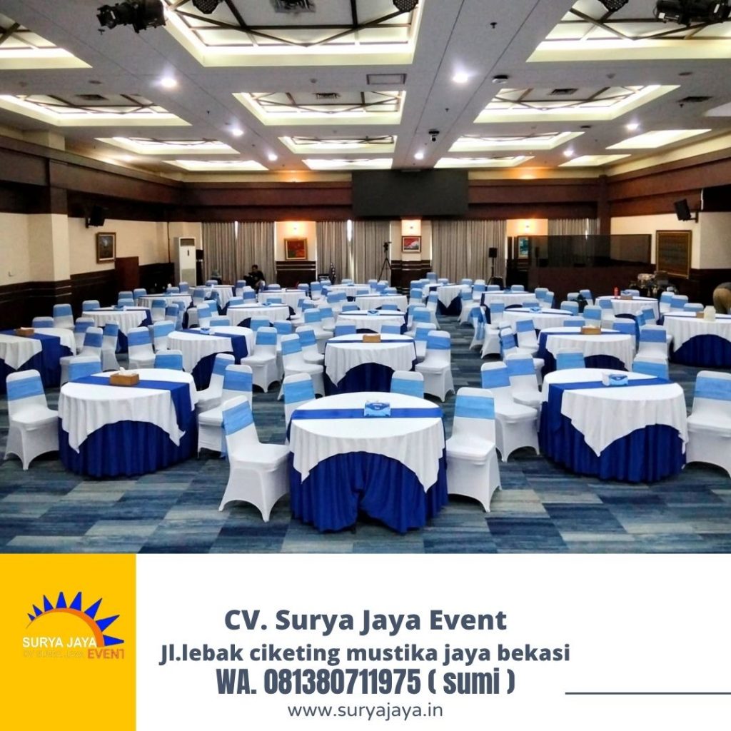 Rental Meja Bundar Dan Kursi Susun Area Jakarta