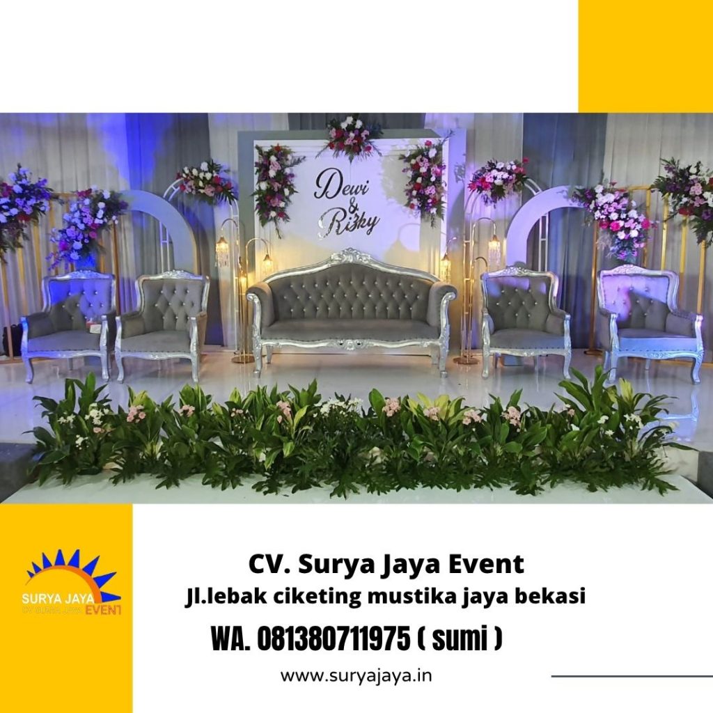 Sewa Kursi Pelaminan Abu-abu Di Jakarta Utara