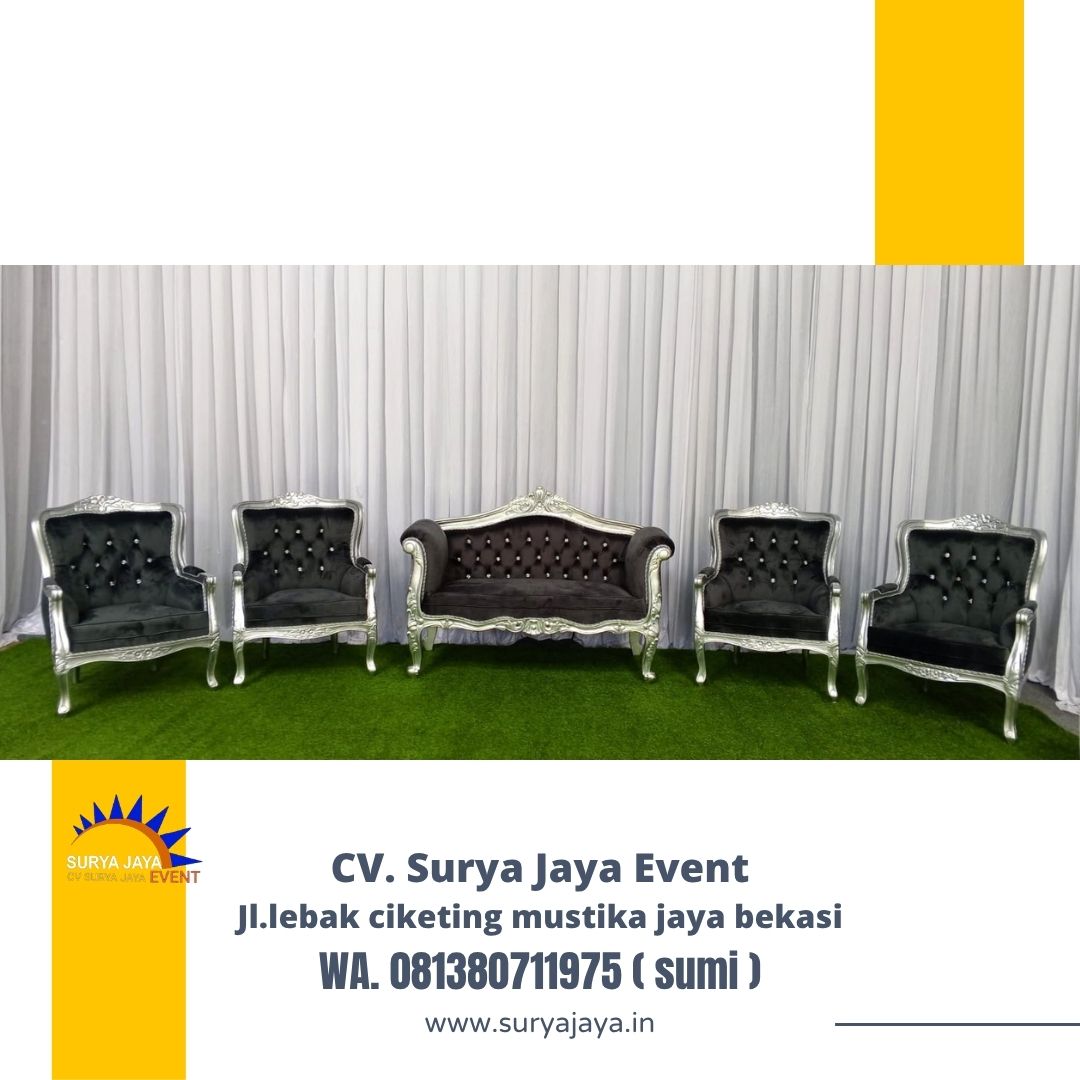Sewa Kursi Pelaminan Abu-abu Di Jakarta Utara