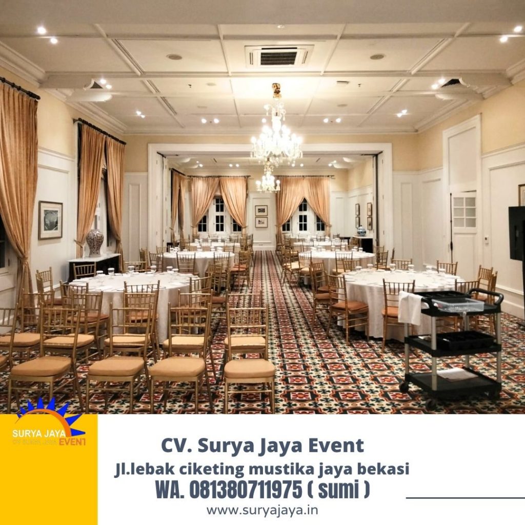 Sewa Kursi Tiffany Gold Event Hermitage Hotel Jakpus