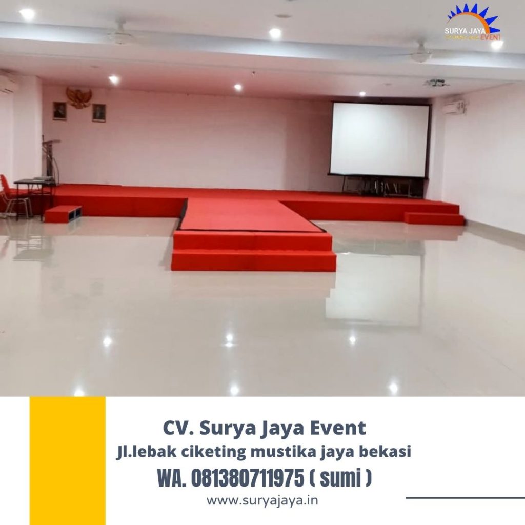 Sewa Panggung Karpet Merah Di Bekasi