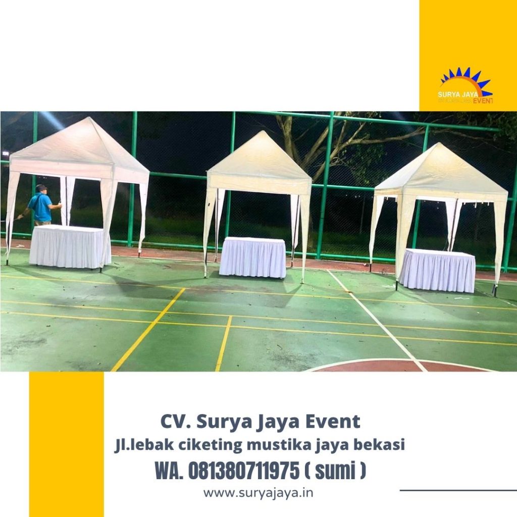 Sewa Tenda Bazar 2x2 Event Internasional Universitas Jakarta