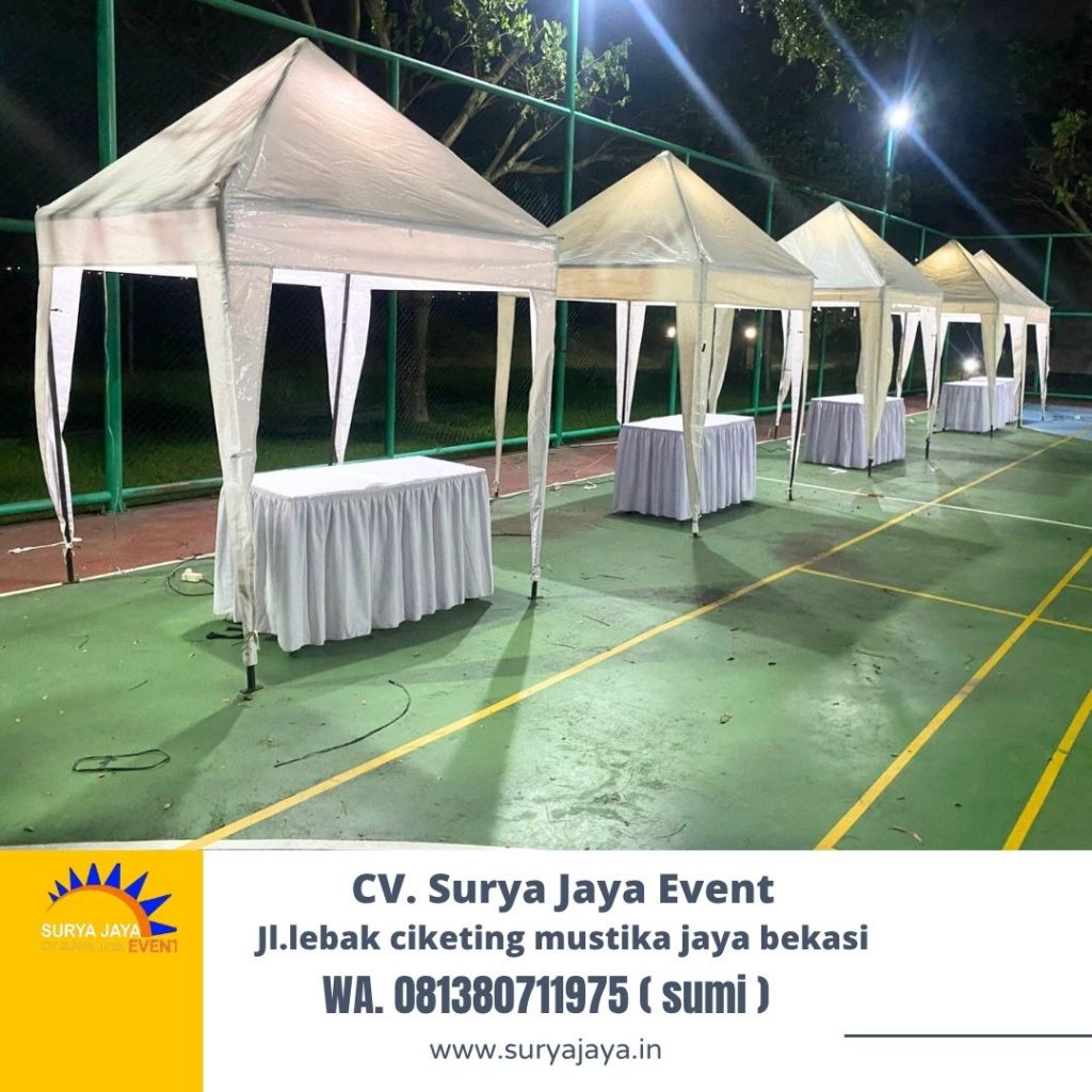 Sewa Tenda Bazar 2x2 Event Internasional Universitas Jakarta