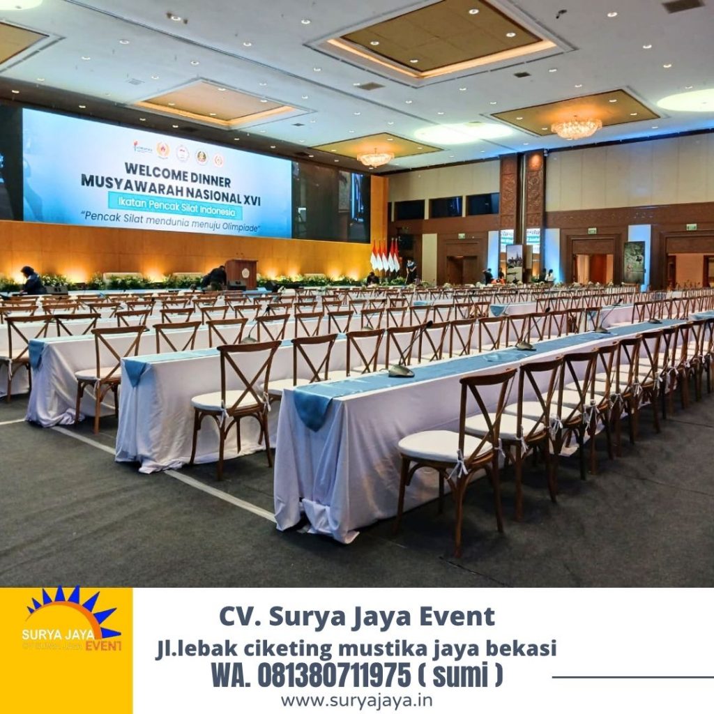 Rental Kursi Cross Back Plus Bantalan Di Jakarta
