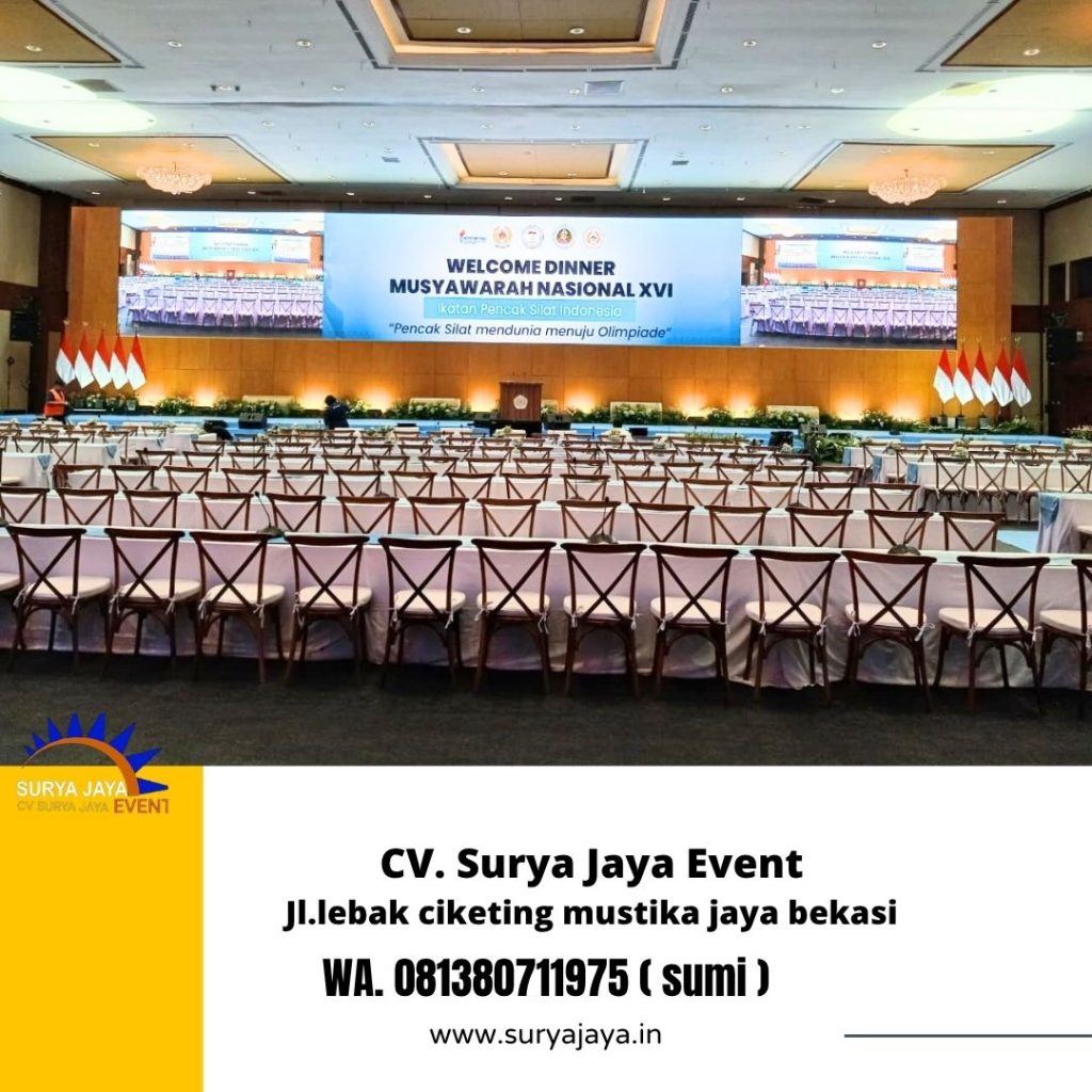 Rental Kursi Cross Back Plus Bantalan Di Jakarta