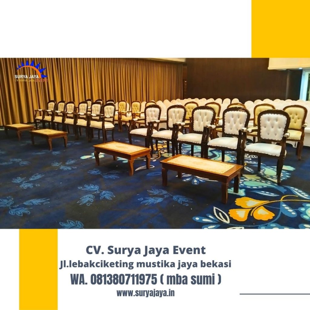 Sewa Arm Chairs VIP Kayu Di Jakarta Bebas Ongkir