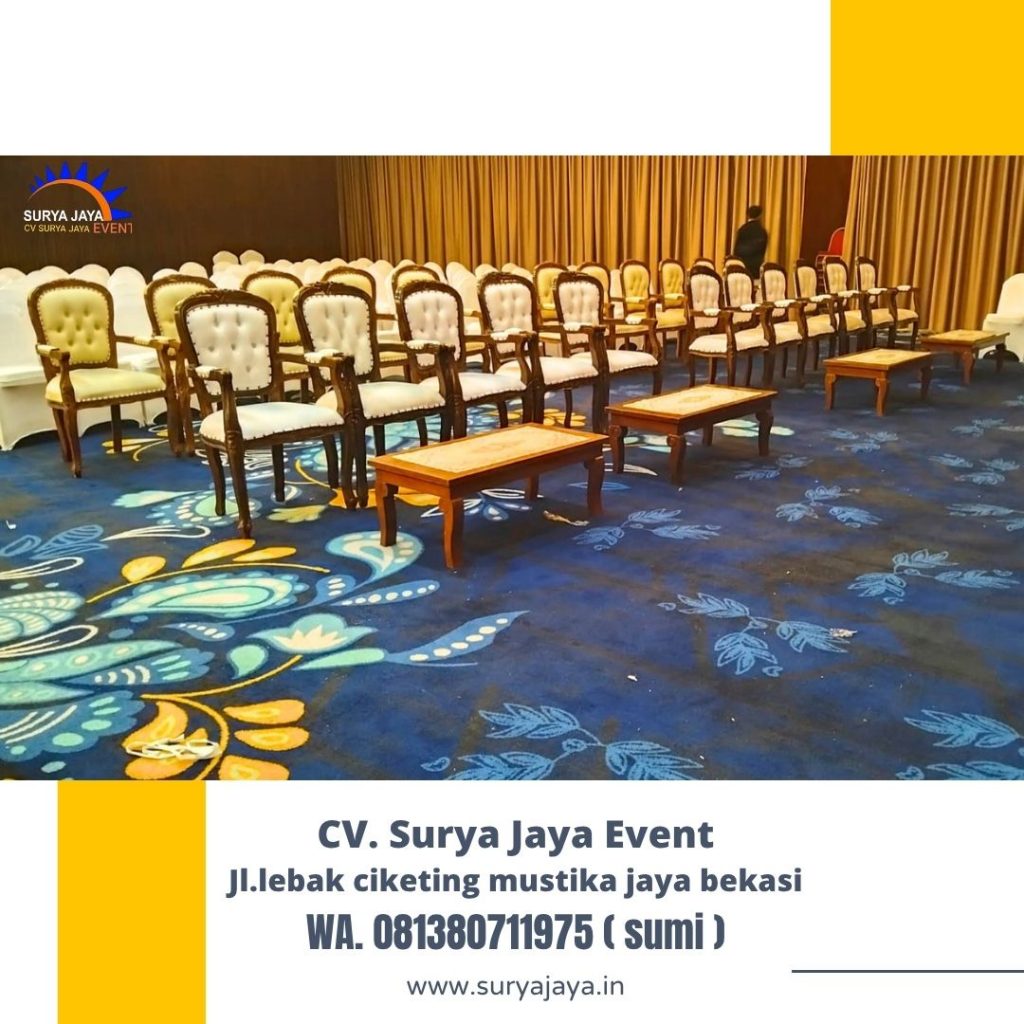 Sewa Arm Chairs VIP Kayu Di Jakarta Bebas Ongkir