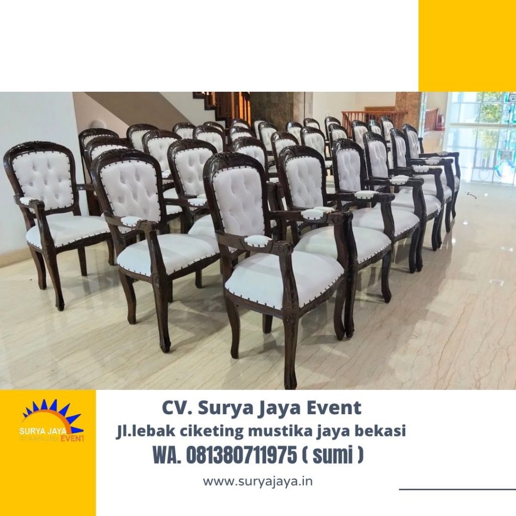 Sewa Arm Chairs VIP Kayu Di Jakarta Bebas Ongkir
