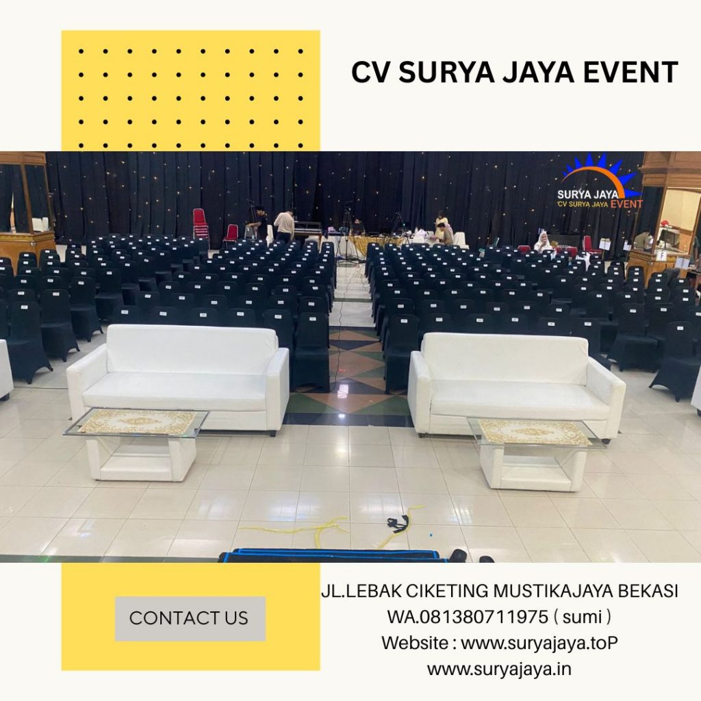 Sewa Kursi Event Futura,Sofa Putih Jakarta