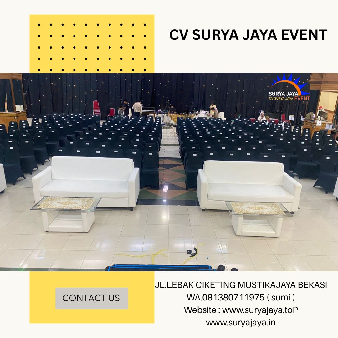 Sewa Kursi Event Futura,Sofa Putih Jakarta