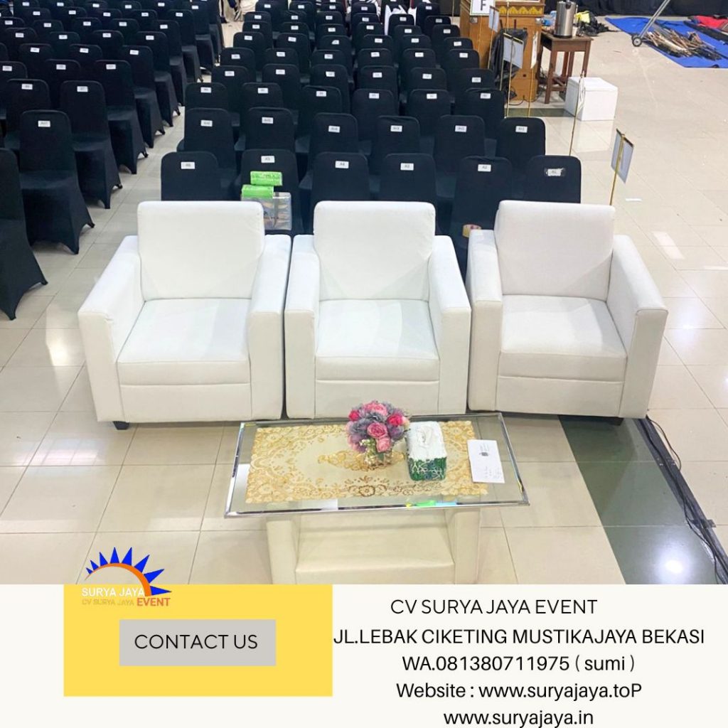Sewa Kursi Event Futura,Sofa Putih Jakarta
