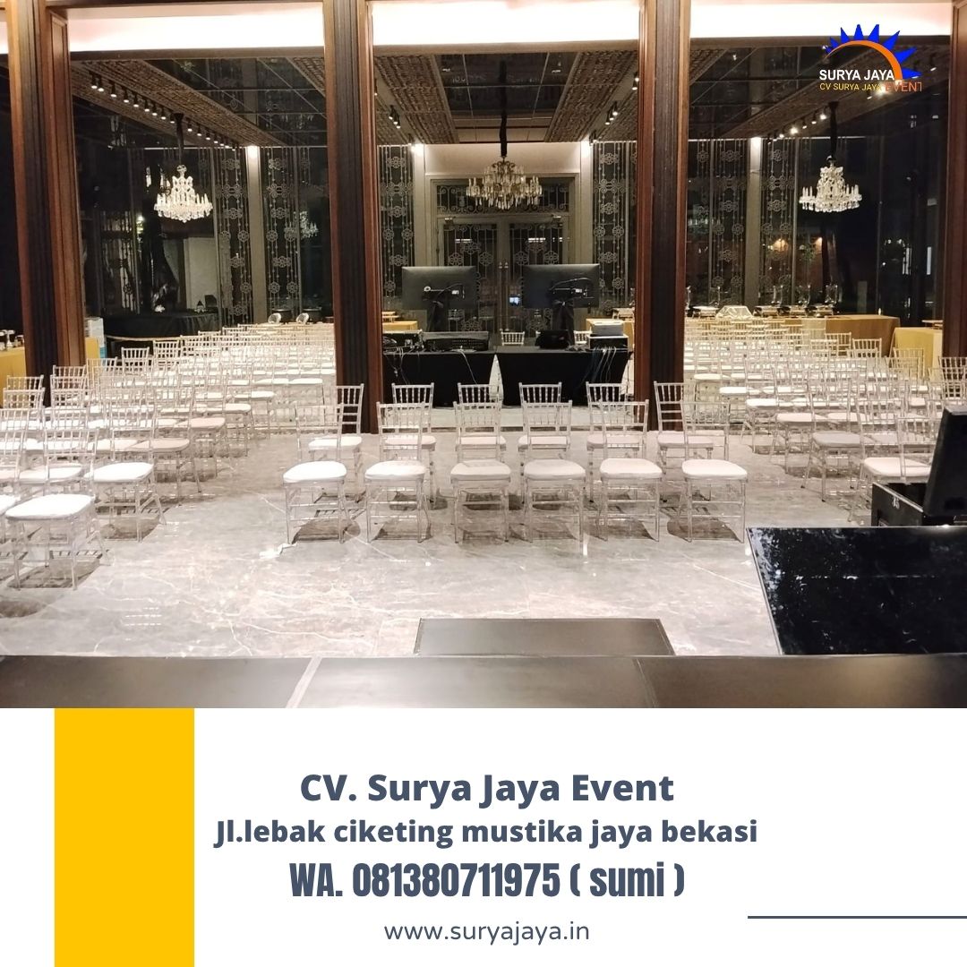 Sewa Kursi Tiffany Acrylic Area Jakarta