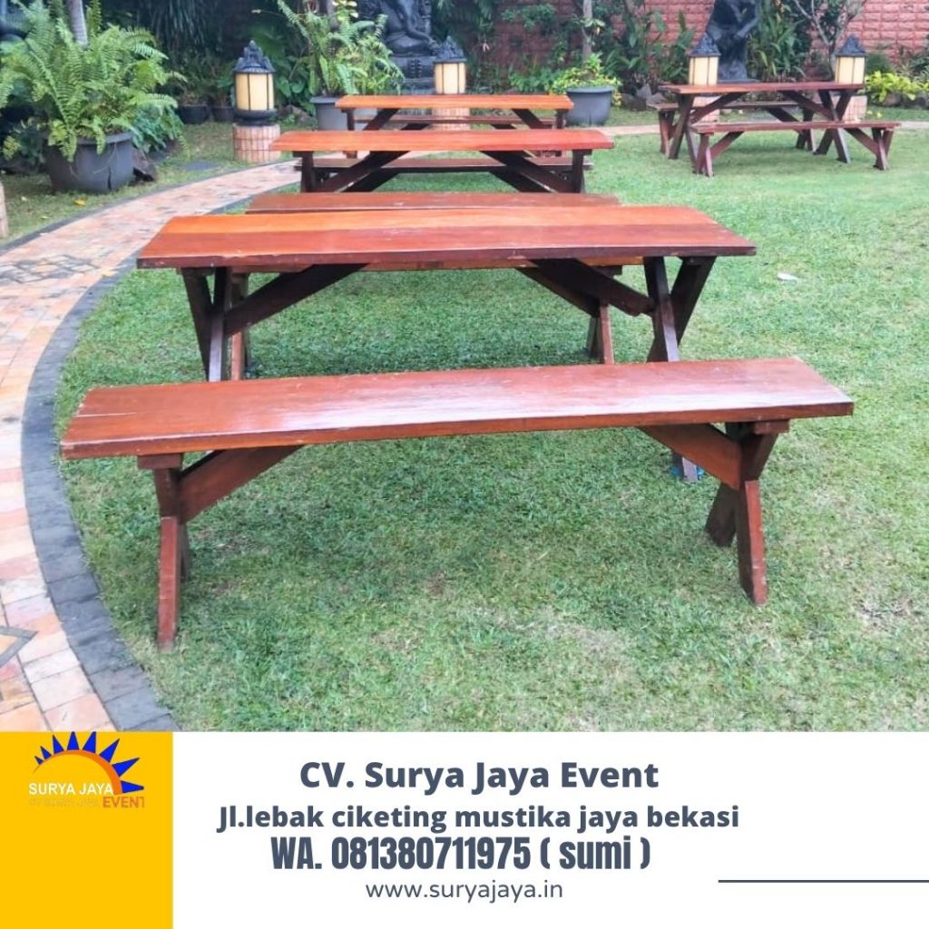 Rental Meja Kursi Taman Kaki Silang Jakarta