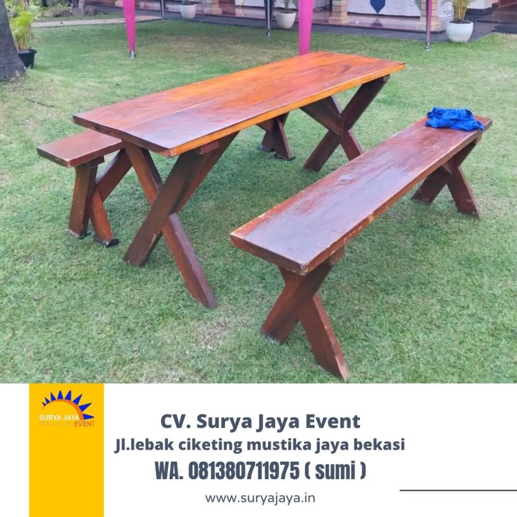Rental Meja Kursi Taman Kaki Silang Jakarta