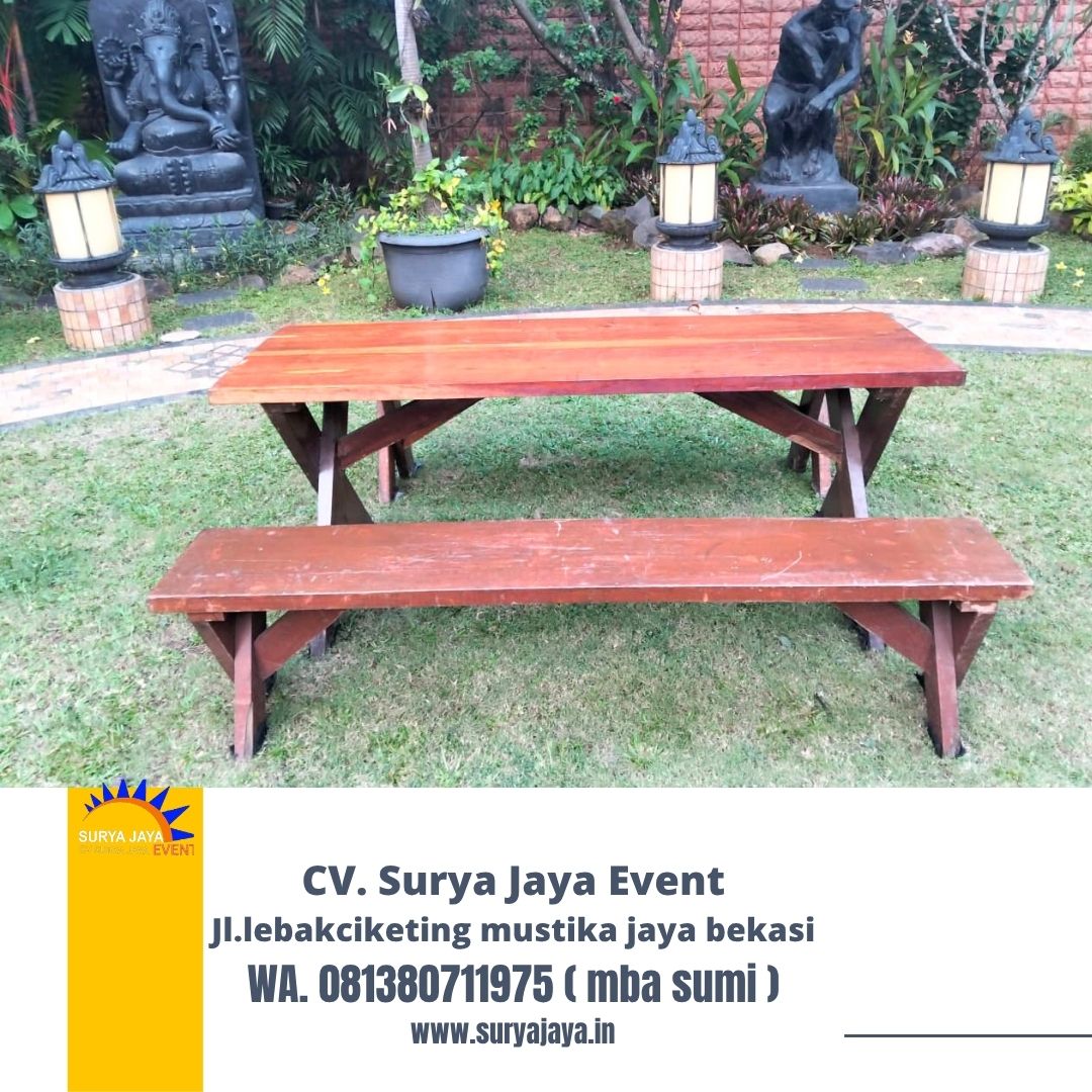 Rental Meja Kursi Taman Kaki Silang Jakarta