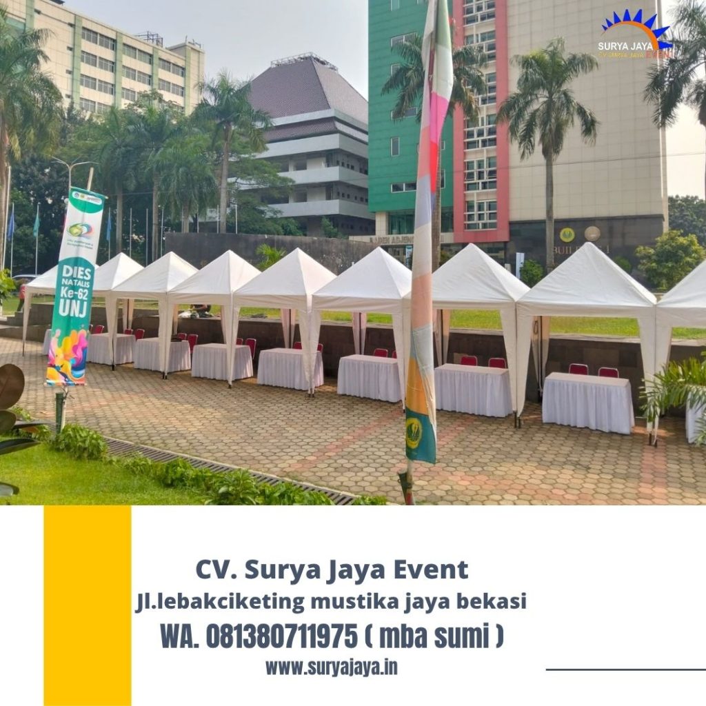Rental Tenda bazar 2x2m,3x3m Atap putih Jakarta