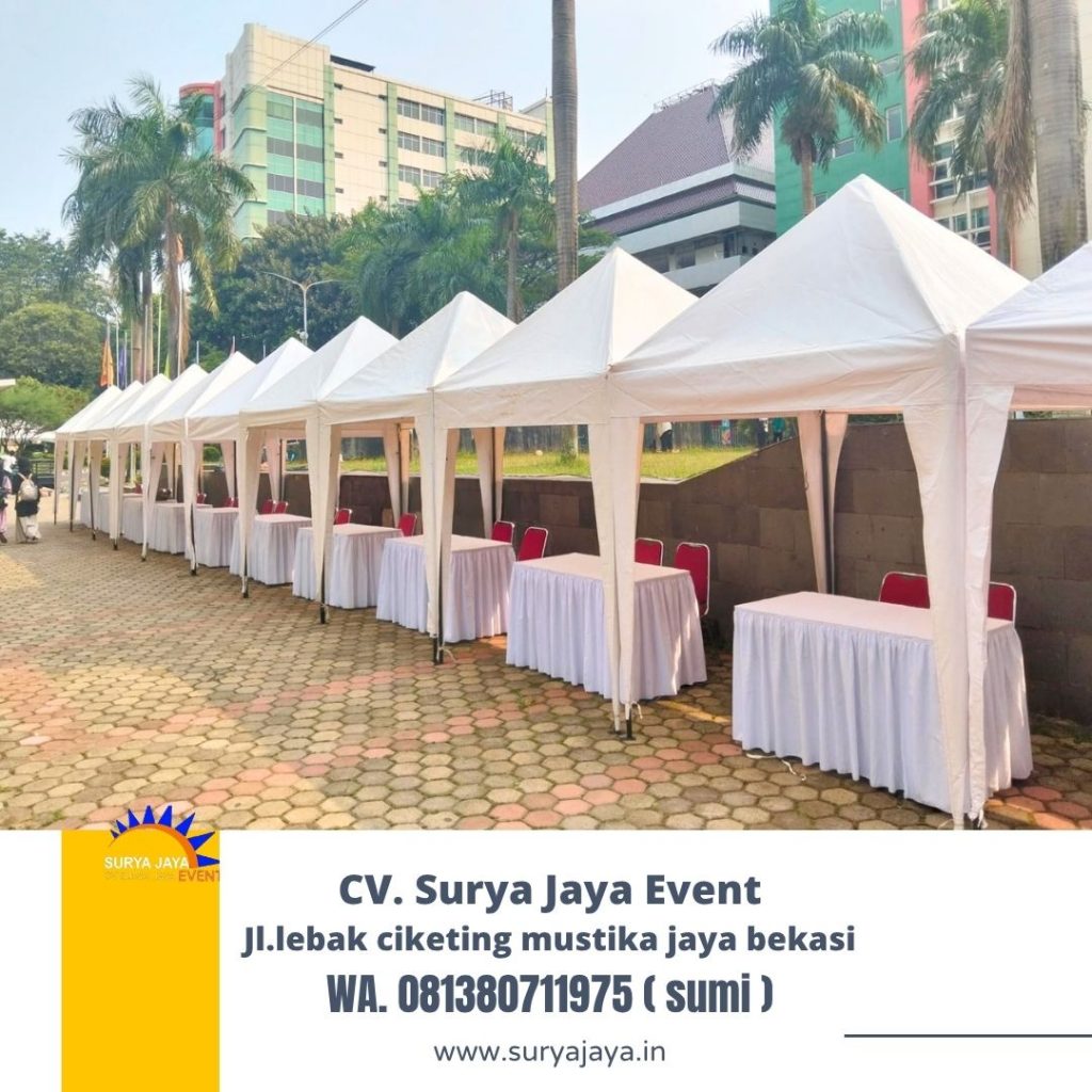 Rental Tenda bazar 2x2m,3x3m Atap putih Jakarta