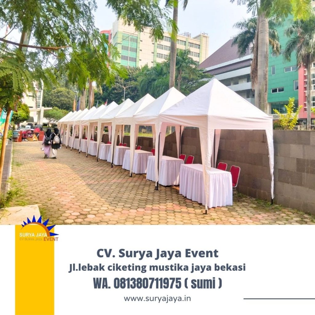 Rental Tenda bazar 2x2m,3x3m Atap putih Jakarta