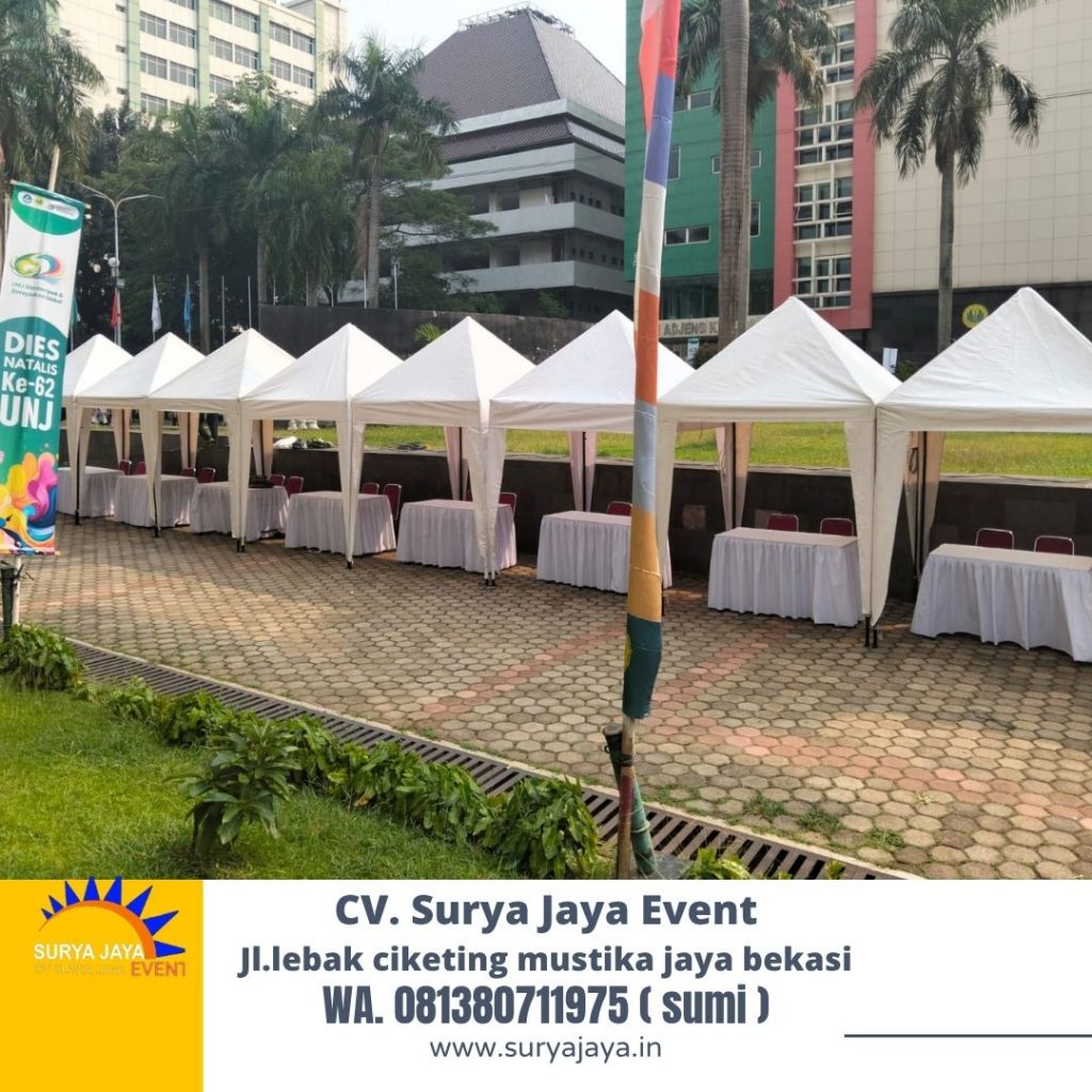 Rental Tenda bazar 2x2m,3x3m Atap putih Jakarta