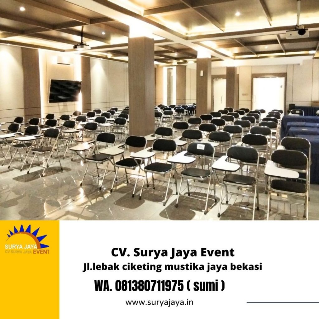 Sewa Kursi Kuliah Lipat Kerangka Stainless Stok Banyak Area Jakarta
