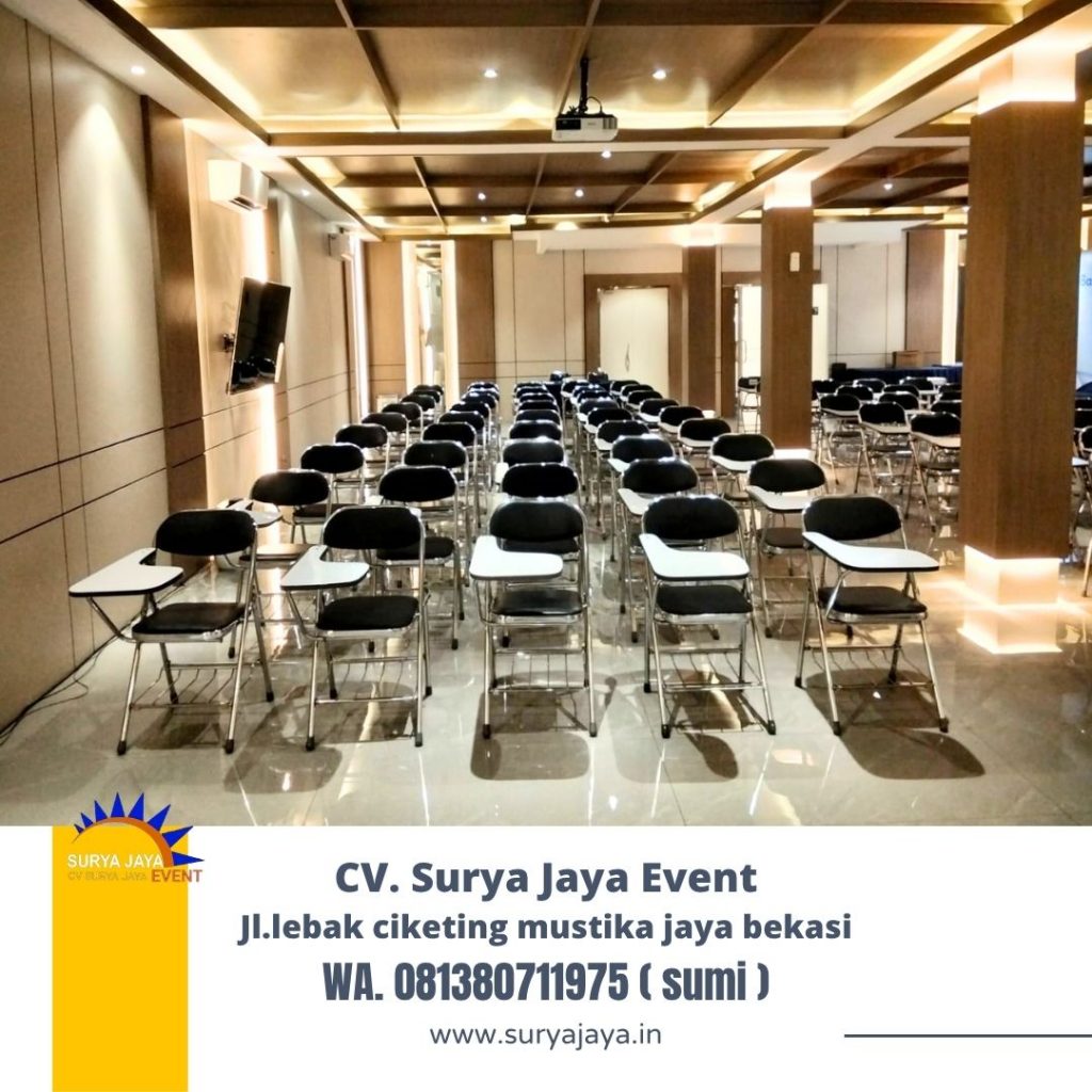 Sewa Kursi Kuliah Lipat Kerangka Stainless Stok Banyak Area Jakarta