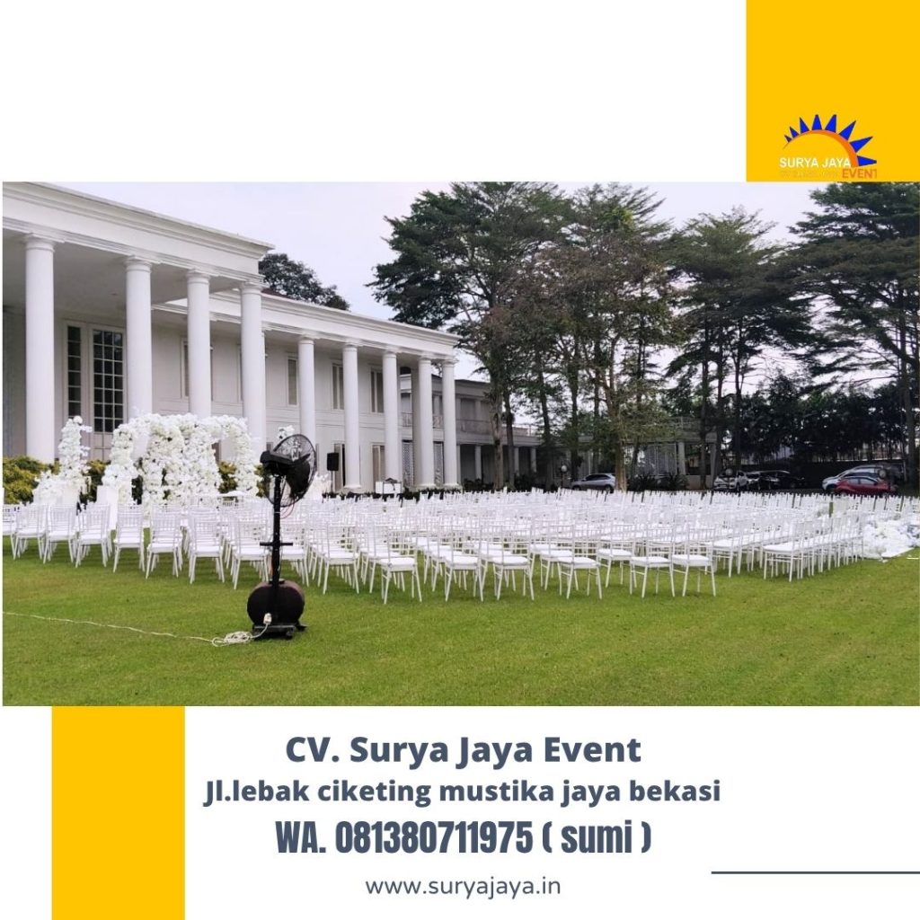 Sewa Kursi Tiffany Putih Event The White House Bogor