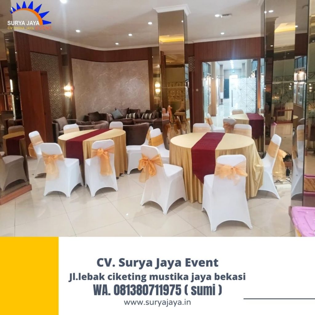 Sewa Meja Bulat Dan Kursi Futura event Auditorium PTIK Jaksel