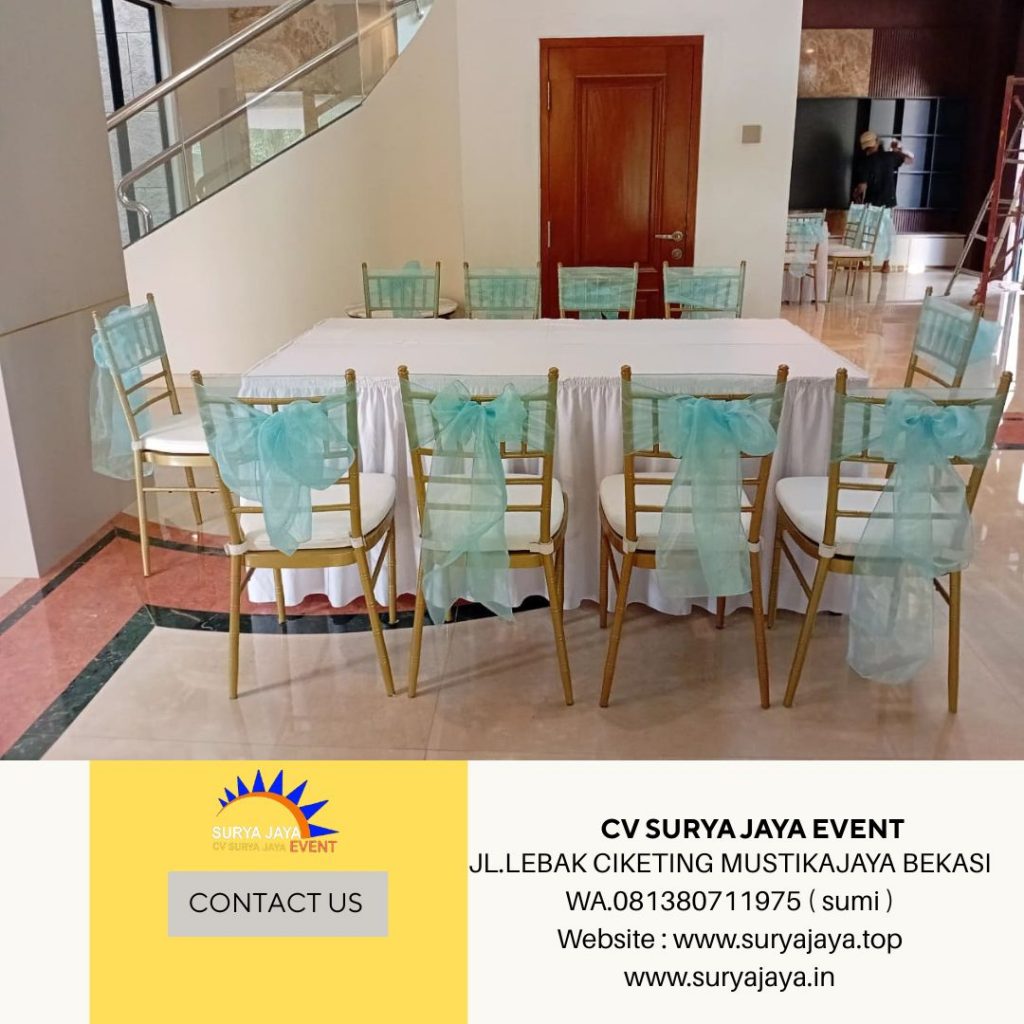 Sewa Meja Ibm,Kursi Tiffany Gold Jakarta