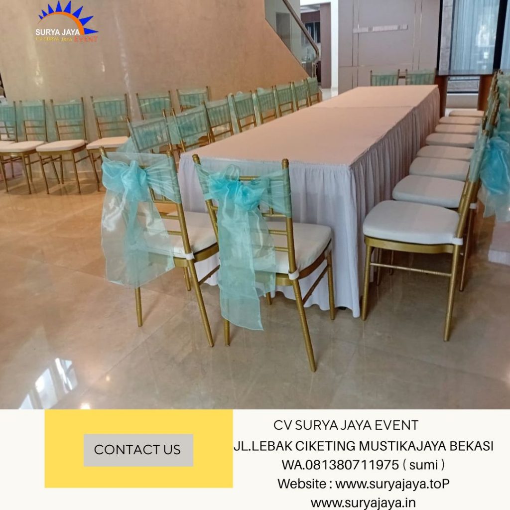 Sewa Meja Ibm,Kursi Tiffany Gold Jakarta