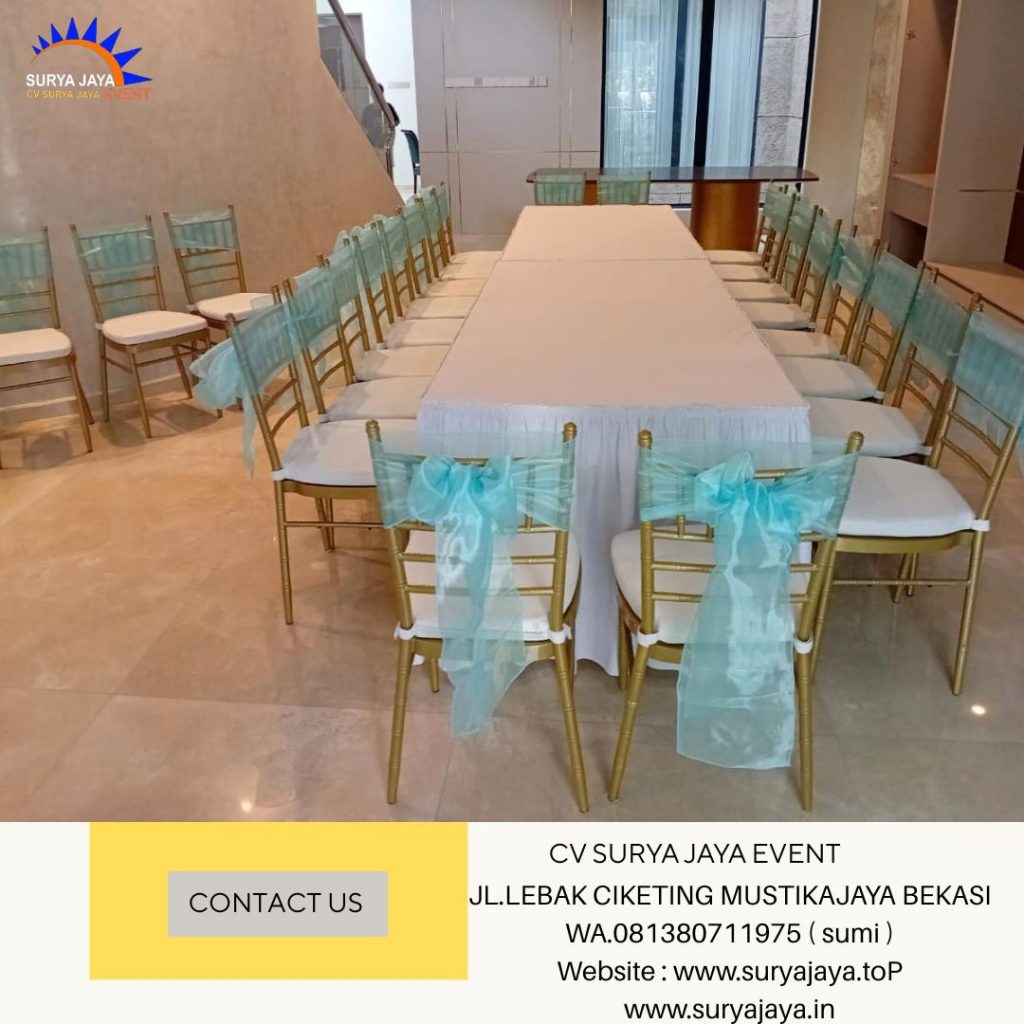 Sewa Meja Ibm,Kursi Tiffany Gold Jakarta