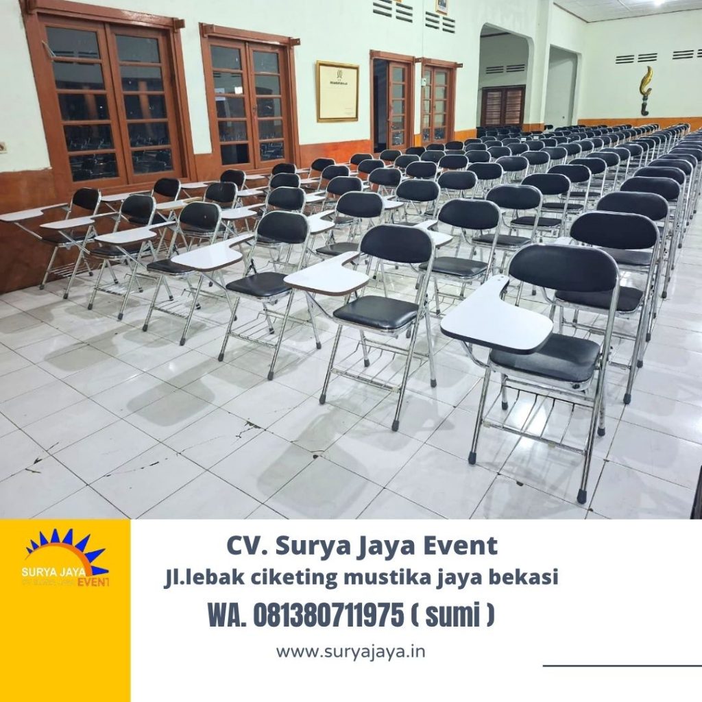 Rental Kursi Lipat Bermeja atau Kursi Kuliah Lipat Jakarta