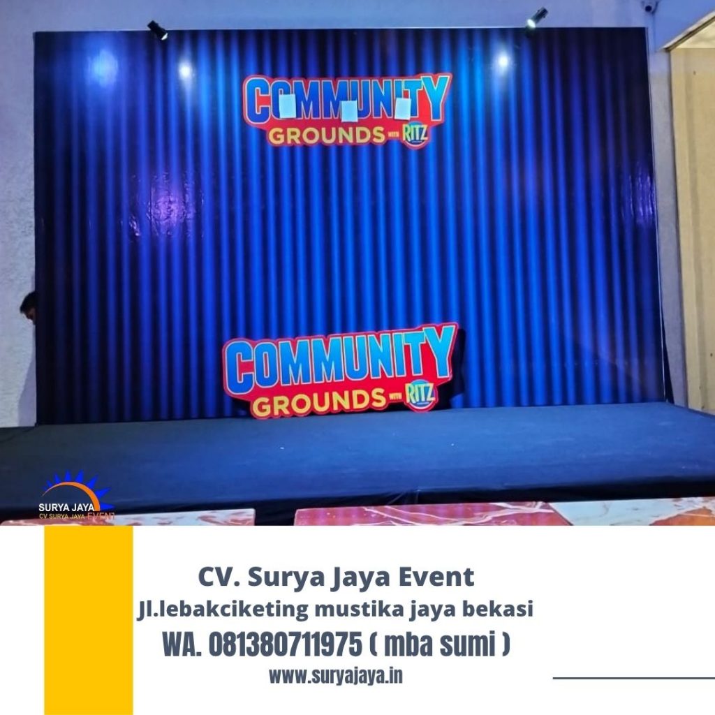 Rental Panggung Backdrop Area Ground Terra Menteng Jaksel