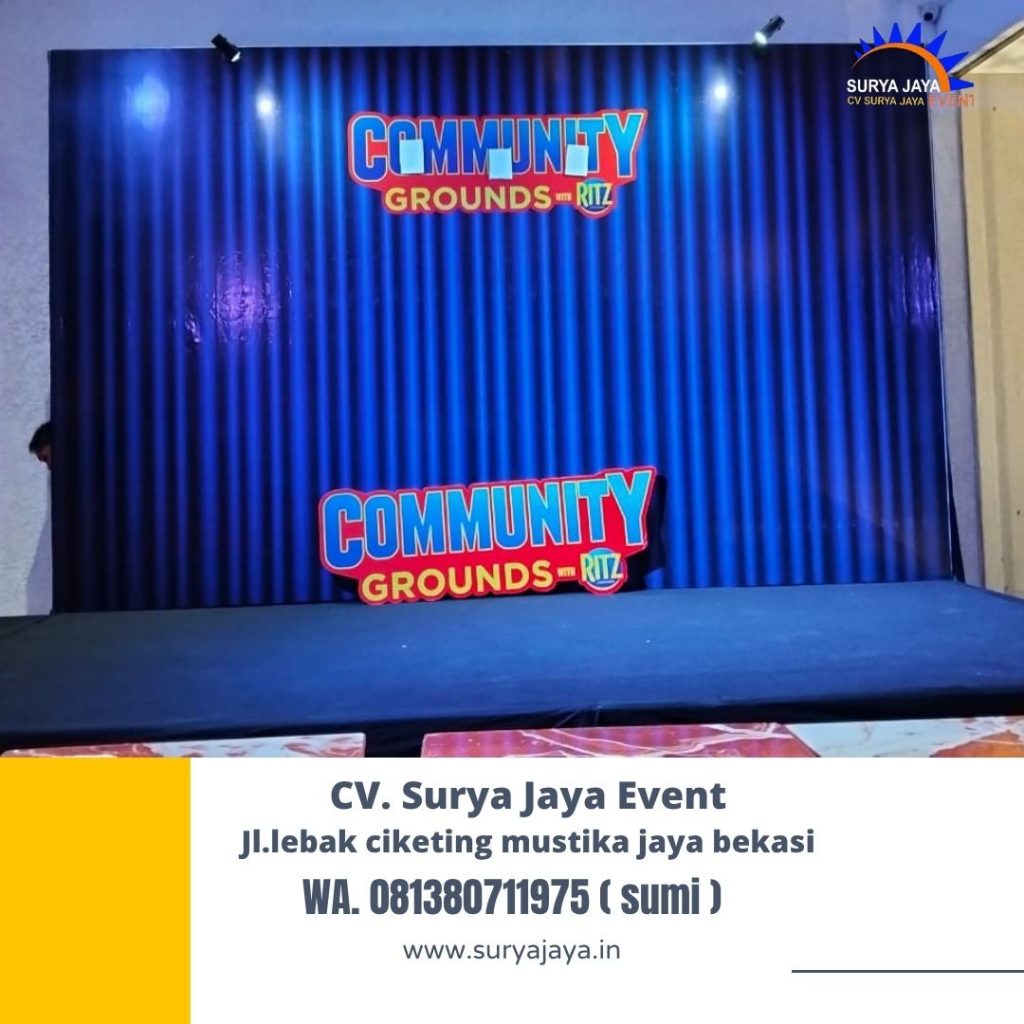 Rental Panggung Backdrop Area Ground Terra Menteng Jaksel