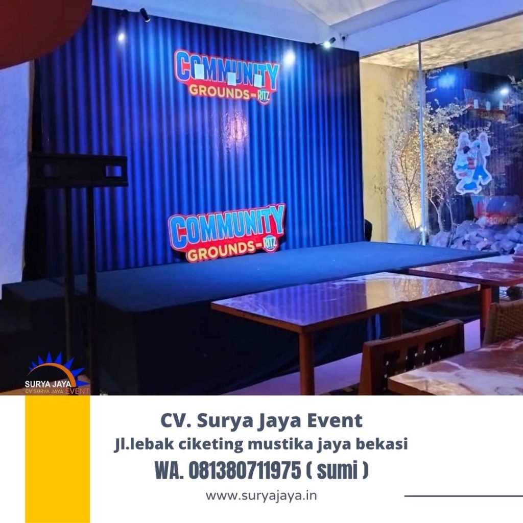 Rental Panggung Backdrop Area Ground Terra Menteng Jaksel