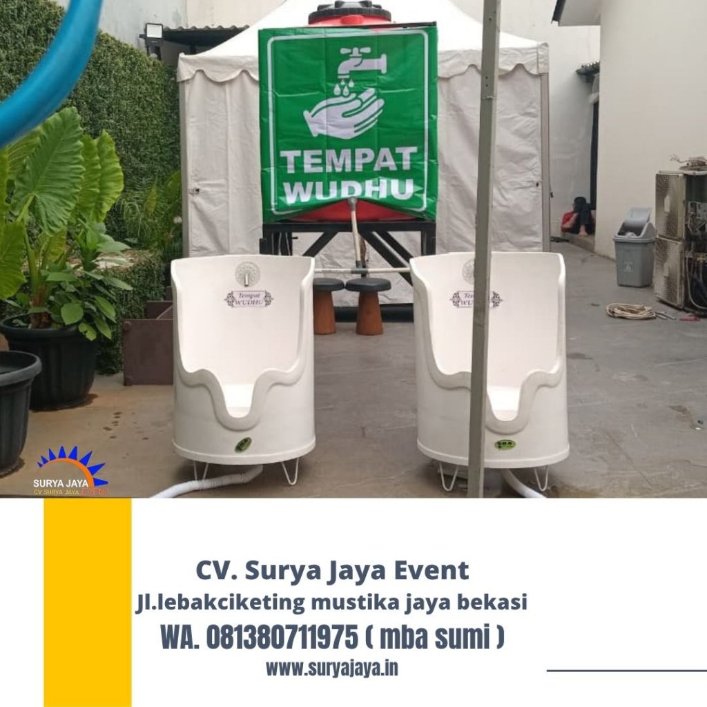 Sewa Tempat Wudhu Portable Bintaro Tangsel