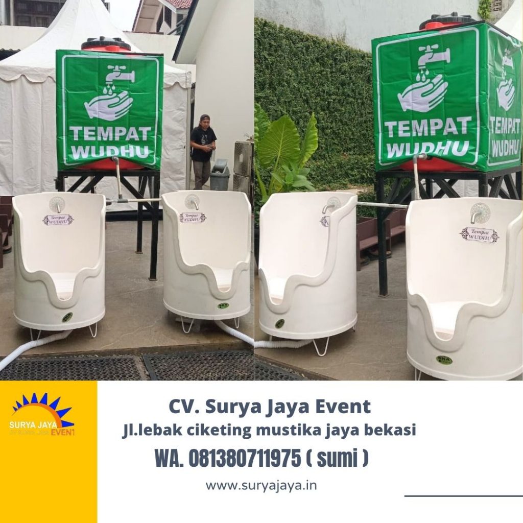 Sewa Tempat Wudhu Portable Bintaro Tangsel
