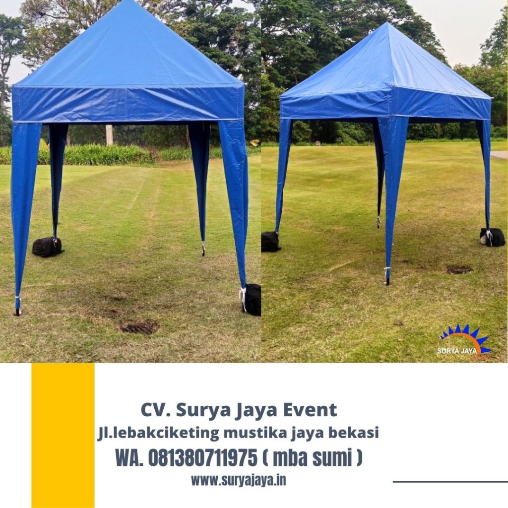 Sewa Tenda Bazar Atap Biru Jakpus