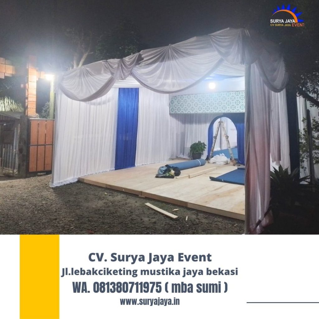 Sewa Tenda Serut,Tirai Dinding,Misty fan,Sofa Bogor