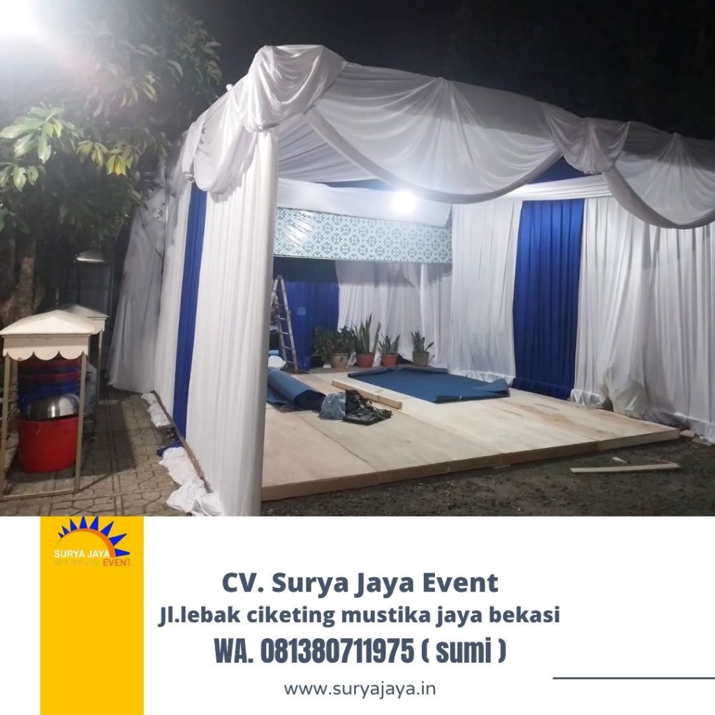 Sewa Tenda Serut,Tirai Dinding,Misty fan,Sofa Bogor